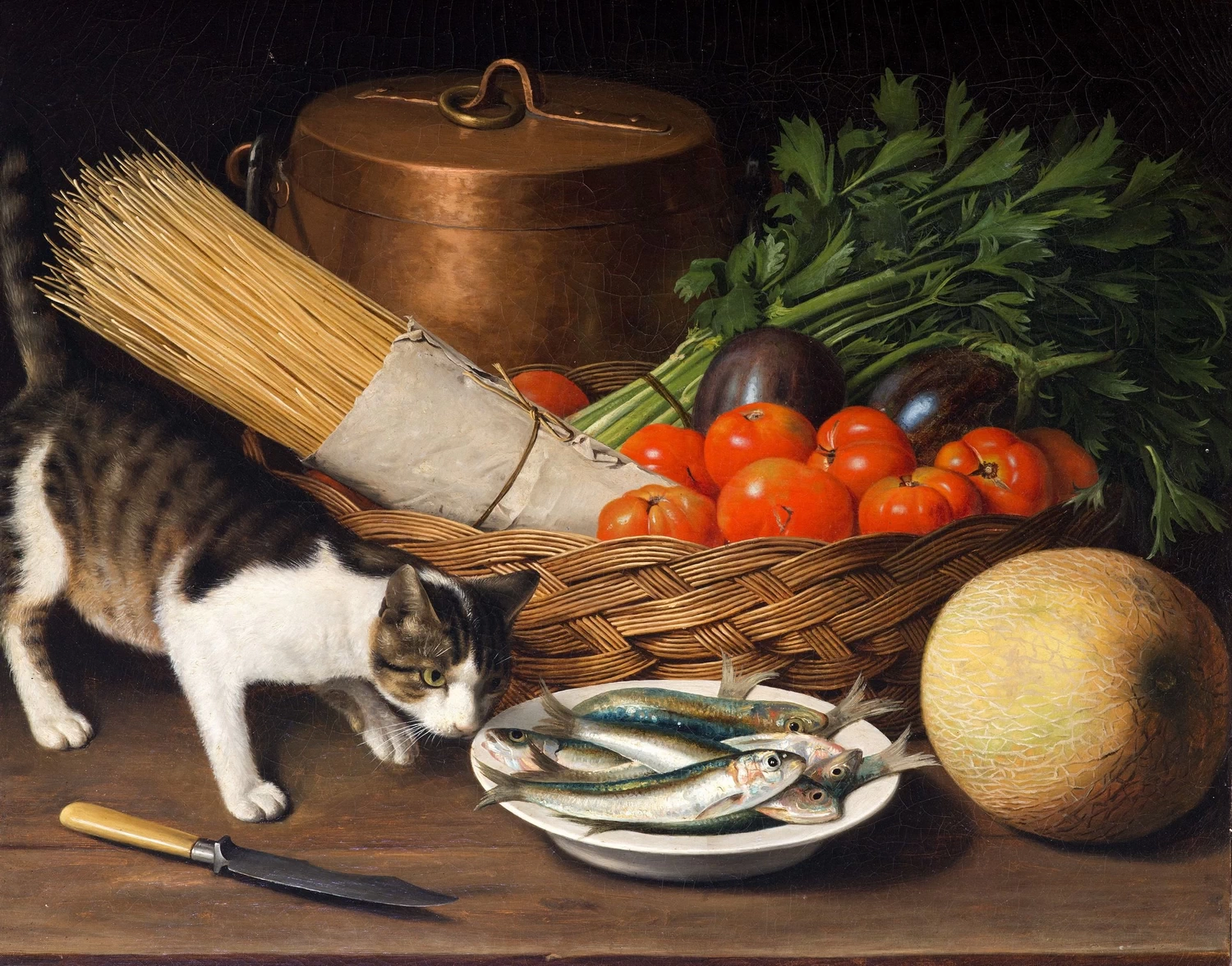 Natura morta di verdura e frutta - Museo di San Martino, Napoli